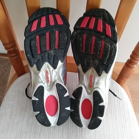 Newton Running Sir Isaac Sneaker Shoe 11.5 Red Silver Yellow - Picture 15 of 15